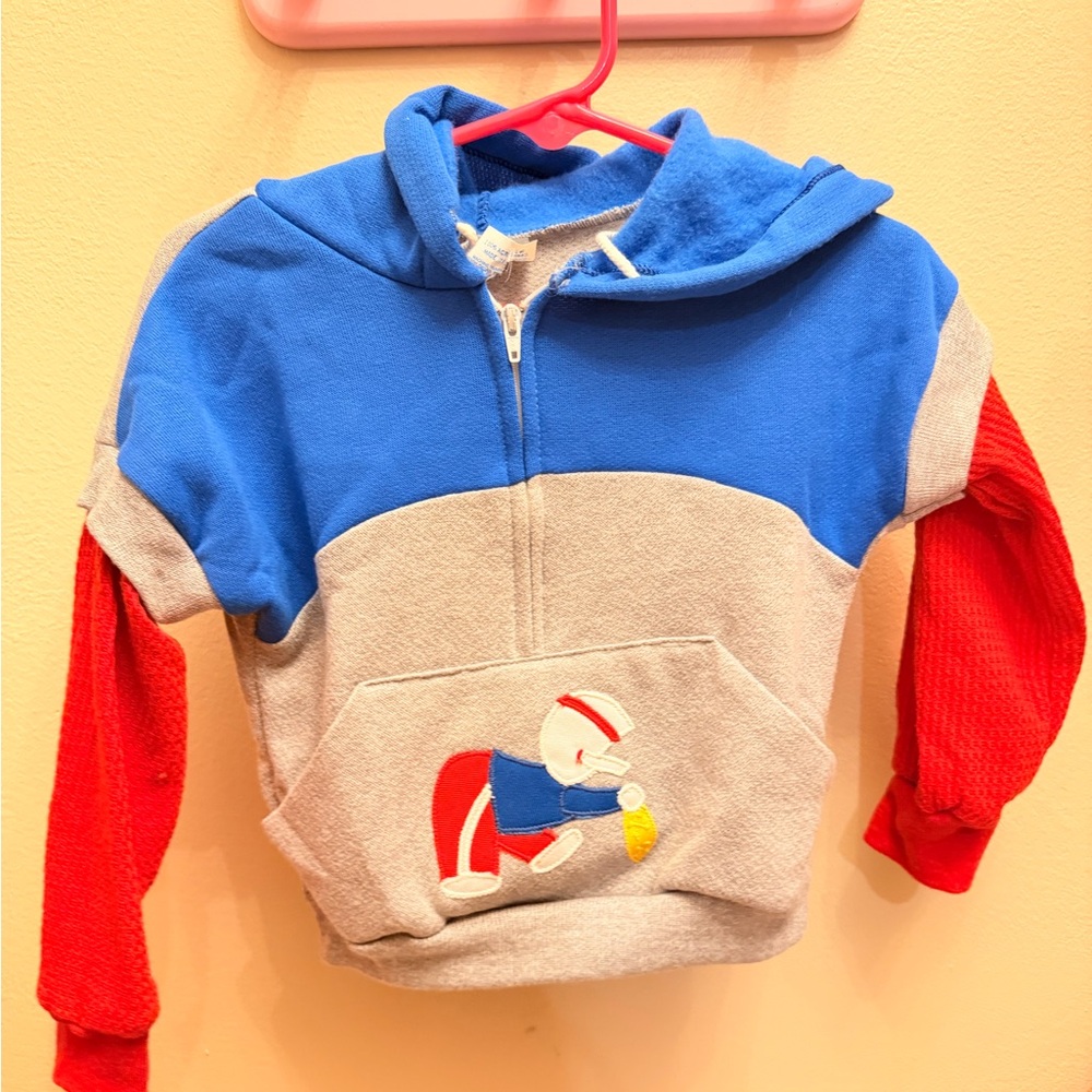 Vintage Kids Football Player Jacket